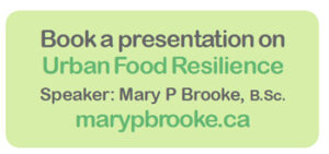 book a presentation, urban food